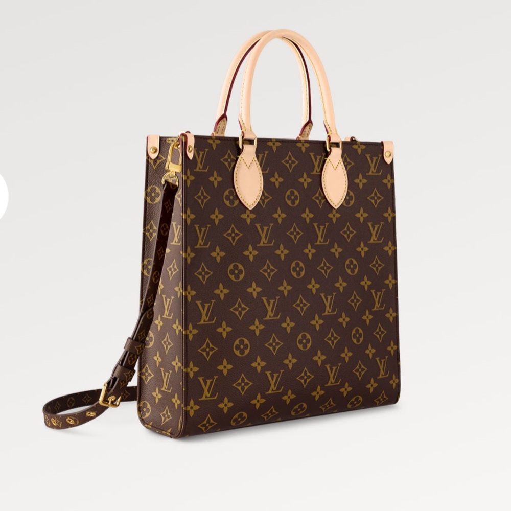 Mint Louis Vuitton Sac Plat PM - Large